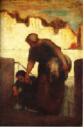 Honore  Daumier The Laundress china oil painting artist